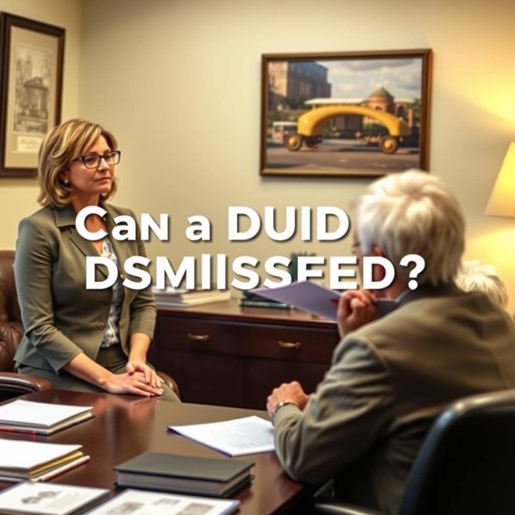 Can a DUI be dismissed in Caroline County