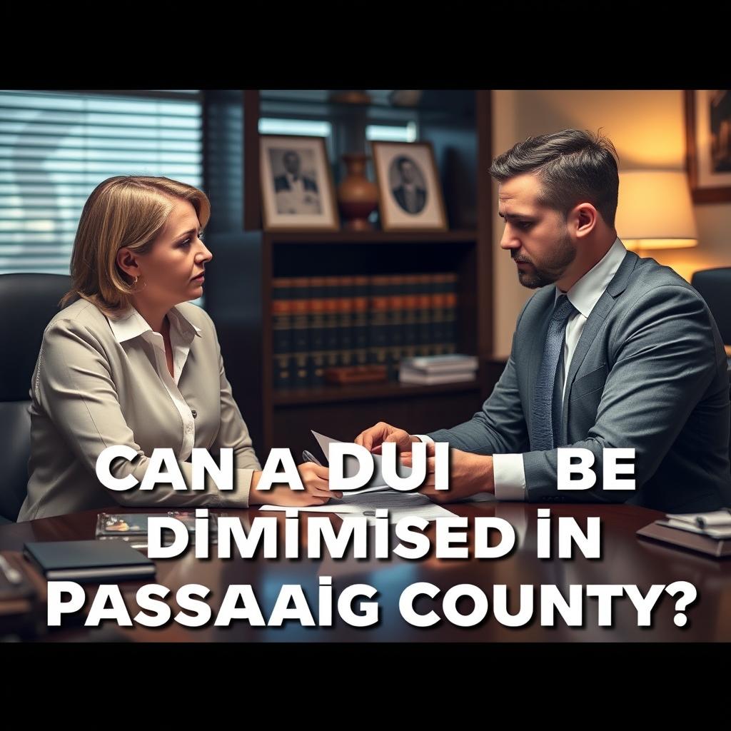 Can a DUI be dismissed in Passaic County
