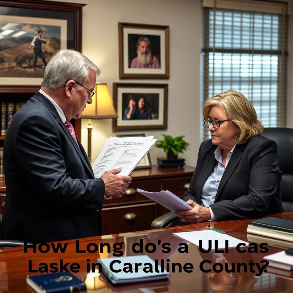 How long does a DUI case take in Caroline County