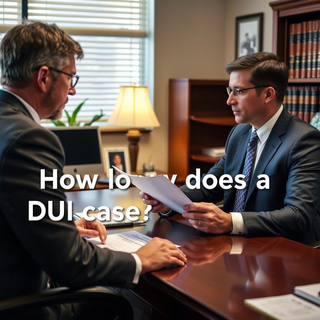 How long does a DUI case take in Somerset County