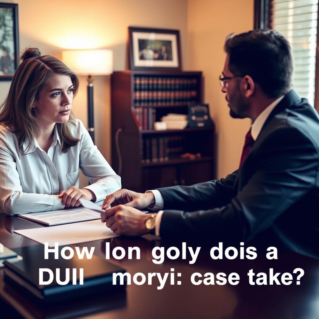 How long does a DUI case take in St. Mary's County