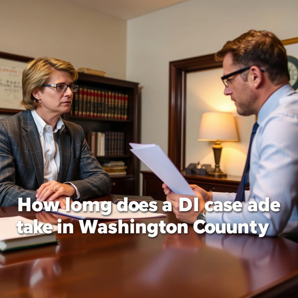 How long does a DUI case take in Washington County