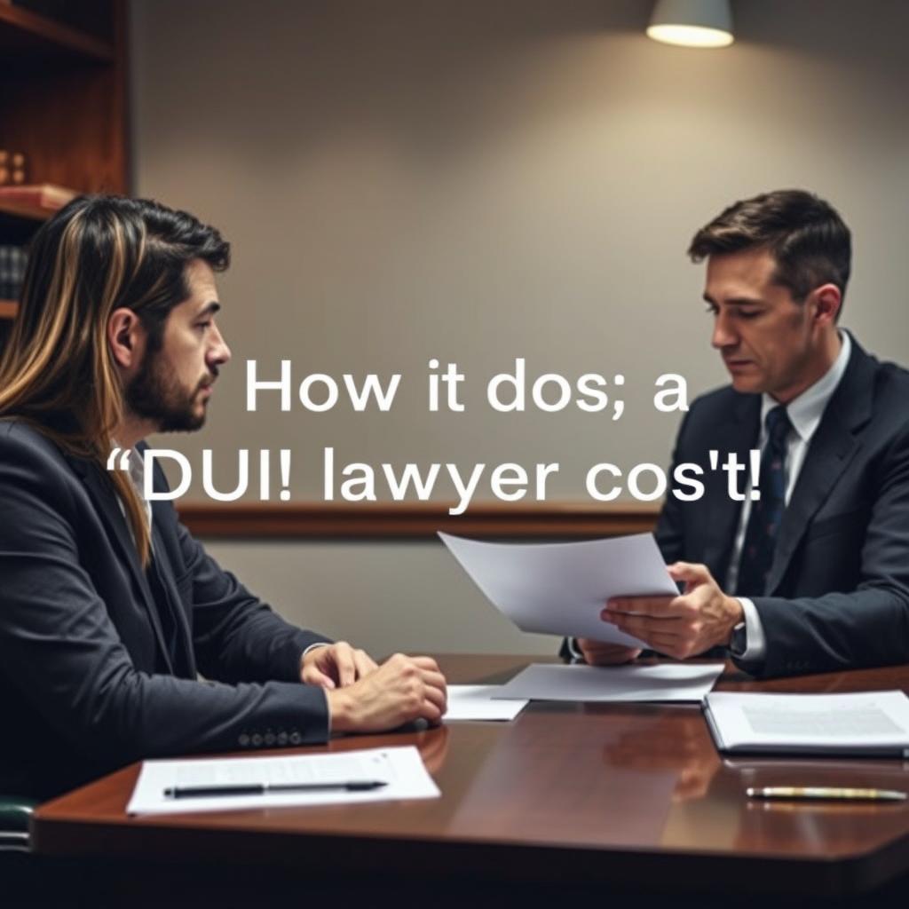 How much does a DUI lawyer cost in Essex County