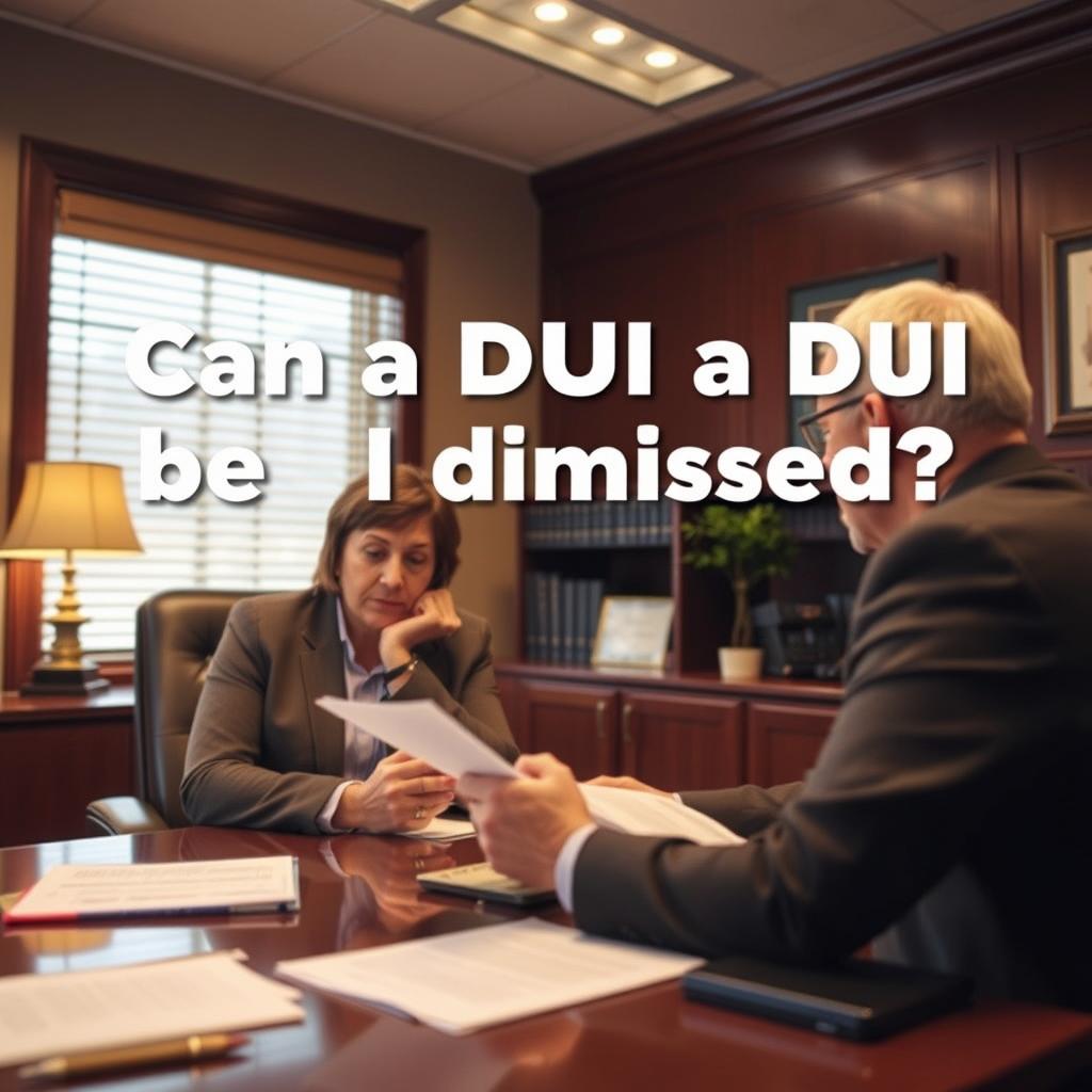 Can a DUI be dismissed in American University Park