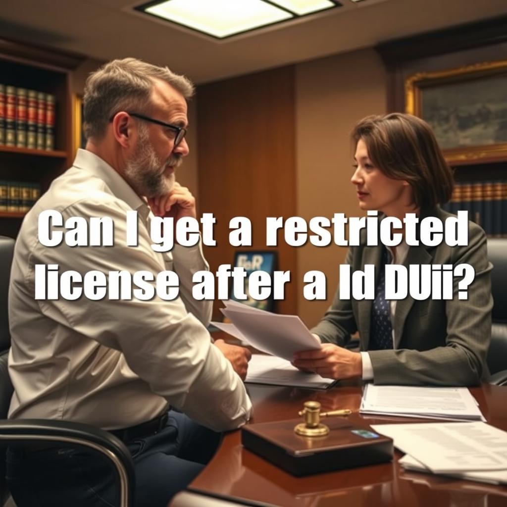 Can I get a restricted license after a DUI in Cleveland Park