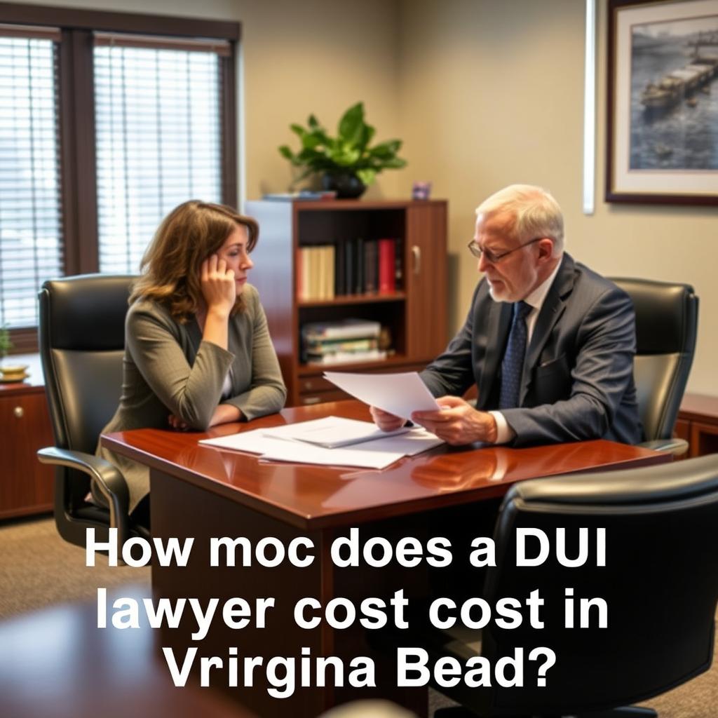 How much does a DUI lawyer cost in Virginia Beach